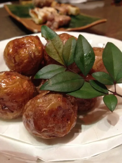 fried baby potatoes @mukashiya|luigi occiさん