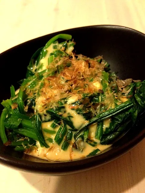 ほうれん草のマヨめんつゆかけ|i.rieさん