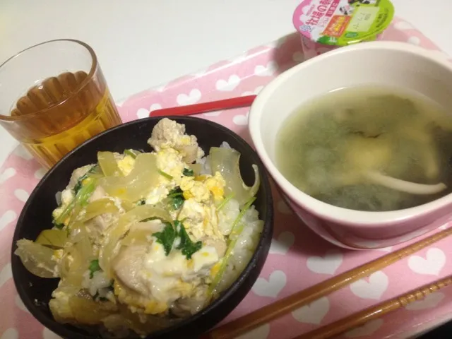 親子丼＊お味噌汁|minoriさん