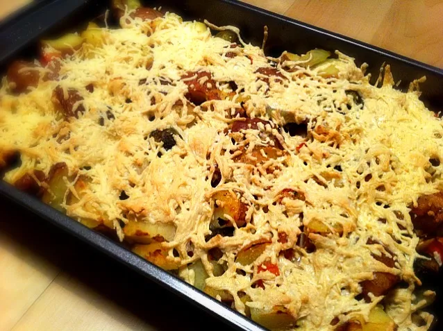 winter veggie casserole with vegan cheese|Gabiさん