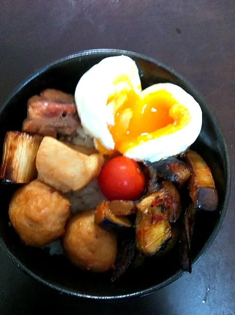 焼き鳥丼(^o^)|ままぞうさん