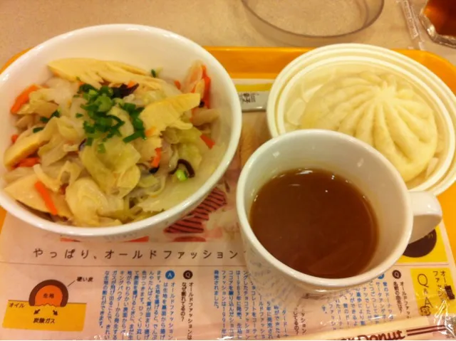 野菜つけ麺＆肉まん|tkさん