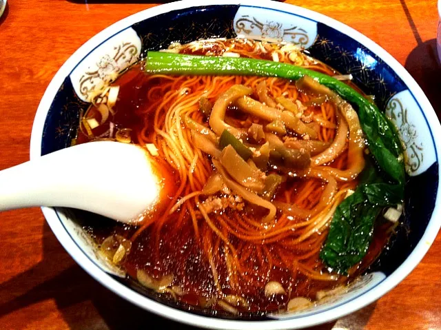 支那麺はしごの搾菜麺|TonyYamadaさん