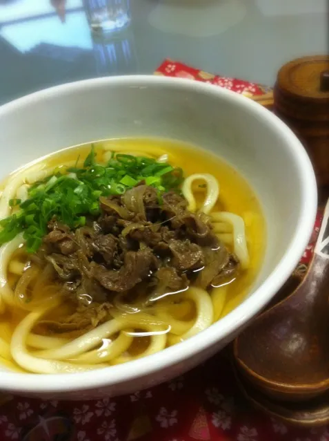 今日は肉うどん|noriko takiyama のりねぇですさん