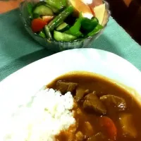 Snapdishの料理写真:バーモント中辛（相葉さんのせい|さやちさん