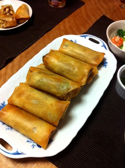 Snapdishの料理写真:springrolls 春巻き|Sakikoさん