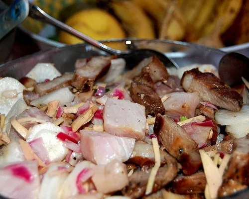 Sinugba Kinilaw (filipino appetizer made w/ raw fish & pork belly)|Jen B.さん