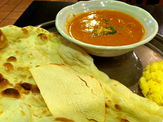 久しぶりのポンディシェリ♪ バターチキンカレー、かなり美味しかった♪( ´▽｀)|加嶋正洋さん