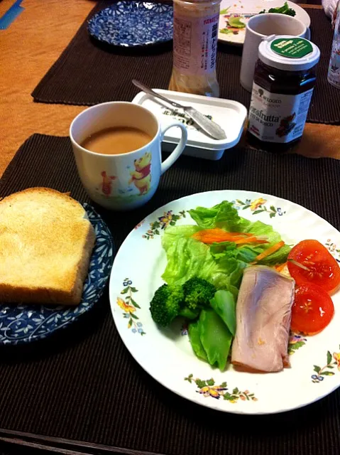 ham salad breakfast ハムサラダ|Sakikoさん