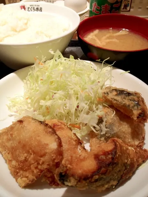 鯖の竜田揚げ＠さくら水産 #昼ごはん #昼飯 #ランチ #定食|Takashi H.さん