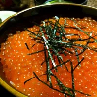 Snapdishの料理写真:北海道 いくら丼 (*´﹃｀*)|Toechicoさん