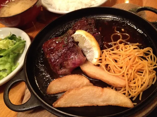 牛ハラミステーキ定食|shinoktzwさん