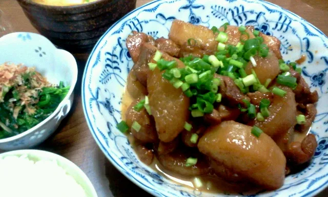 大根と鶏肉の醤油甘辛煮|なるじぃさん