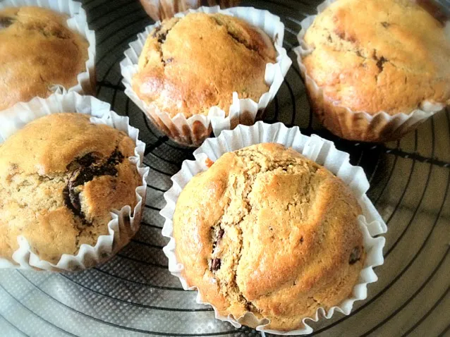 Cappuccino chip muffins|charさん