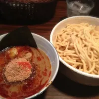 井の庄 辛々味玉つけ麺(辛さ控え目)|phinさん