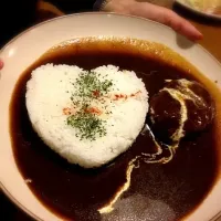 Snapdishの料理写真:ハンバーグシチューinサホロ|shokoさん