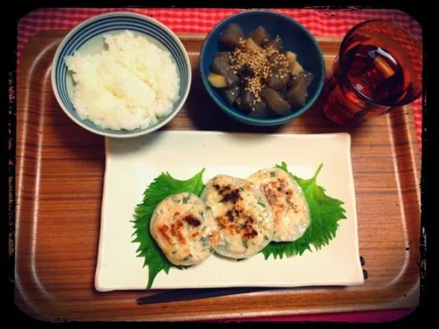 蓮根鶏肉焼き|yukiさん