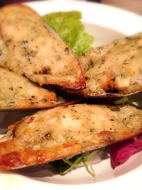 Baked Mussel with cheese|HowardYipさん