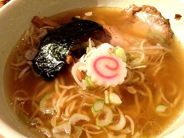 昔風なしょう油ラーメン。麺がイマイチ。|ルーア・ブランカさん