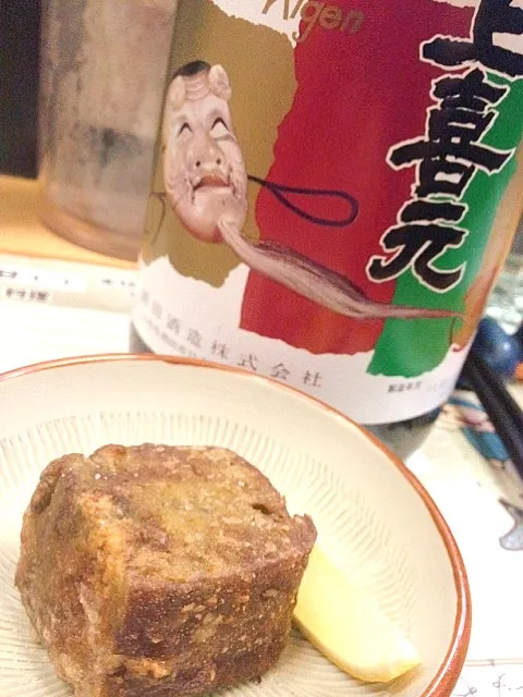 牡蠣しんじょう。生の牡蠣より牡蠣らしい味わい香りに酒すすむ|gonさん