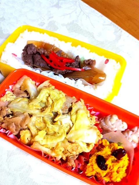 スタミナ肉炒め弁当|もふもふさん