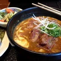 Snapdishの料理写真:八風カレーうどんセット|toyuさん