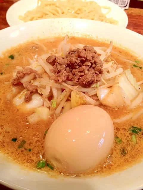 味噌つけ麺（麺半分、野菜多め）＋味玉  #ランチ #麺|Takashi H.さん