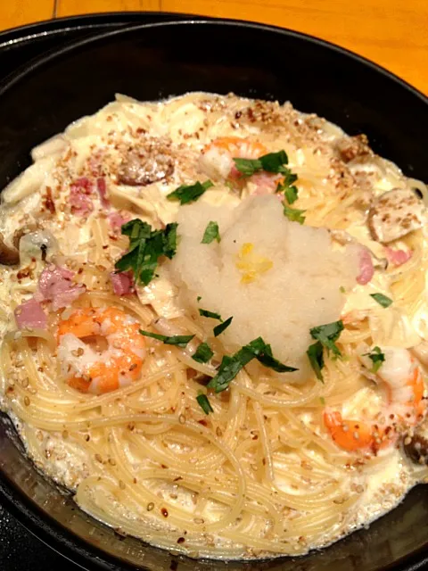 💗湯葉と蕪のクリームパスタ💗|maiさん