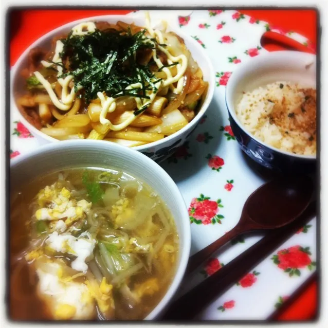 韓国風焼うどん定食|いと のぞむさん