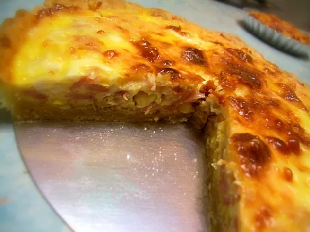 tart with cheese and ham|Sharonさん