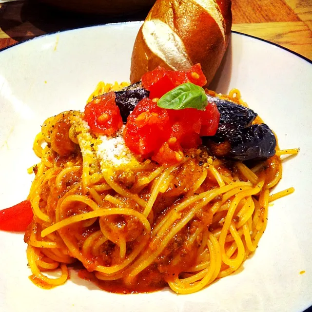 ミートソースパスタ＠WIRED CAFE|lillycocoさん