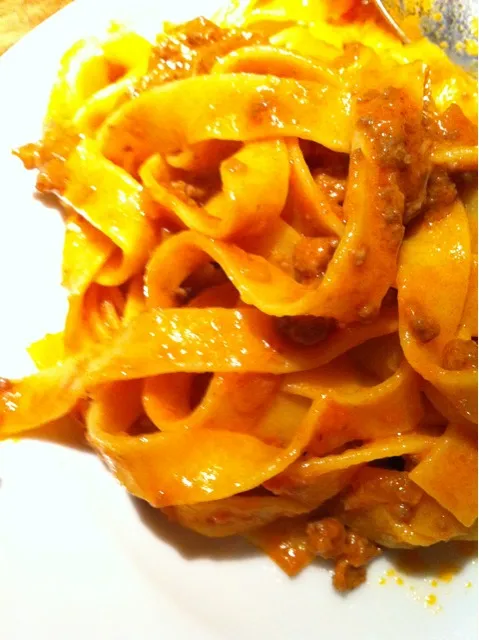 フィットチーネ ミートソース|レーナさん