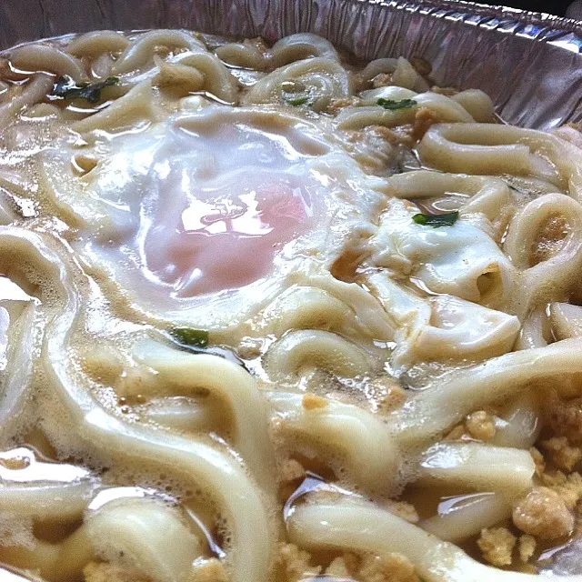 お昼の鍋焼きうどん。あったまるー(^^)|ramuta mitohiさん