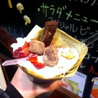 Snapdishの料理写真:バレンタインスペシャルクレープ‼|レーナさん