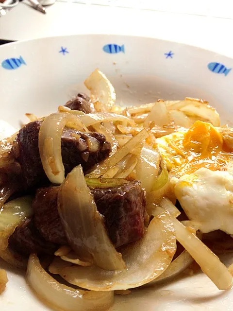 onion with beef and egg|KiDzVANさん