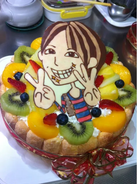 Snapdishの料理写真:23歳の誕生日ケーキ❤|静香さん