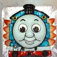 Snapdishの料理写真:トーマス立体ケーキ🎂