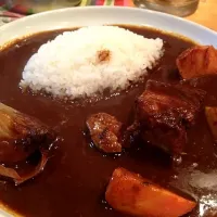 Snapdishの料理写真:スパイシー豚カレー|ak_oxfordさん