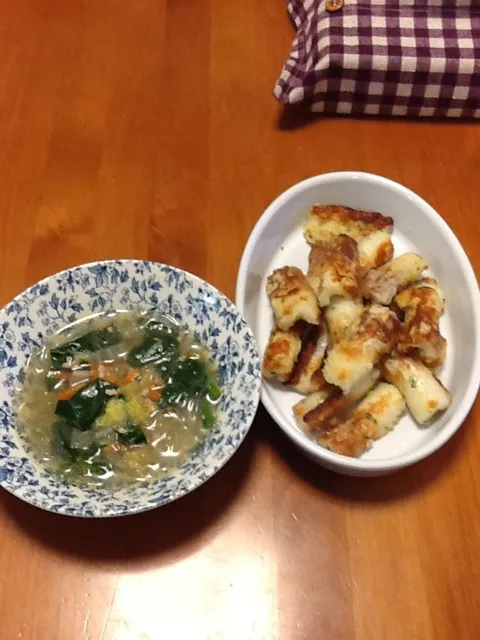 ちくわの磯辺揚げ＆はるさめスープ|KanaHonoさん