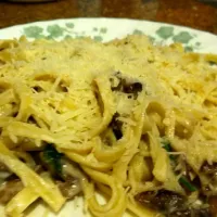 Mushroom Fettuccinni Alfredo|Michael.L.Westさん