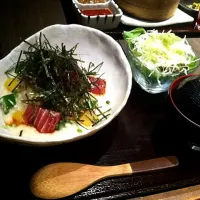 まぐろのネバネバ丼|たそさん