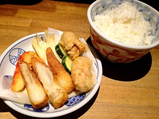 鶏肉と野菜の揚げ出し定食|前田 タカシさん