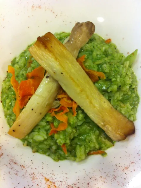 Pesto Fungi Risotto|SaroBabeさん