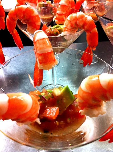 Snapdishの料理写真:mexican shrimp cocktail served with J pinot gris|lauren shannonさん