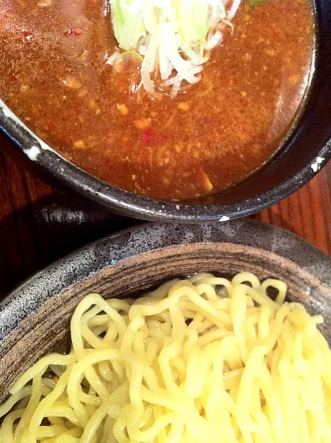 Snapdishの料理写真:麻婆つけ麺 特盛はスープ増しマスト|Joseph Oさん