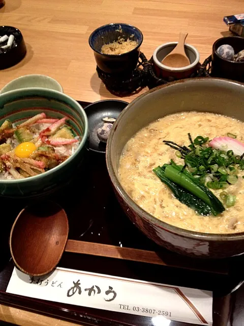 玉子とじうどん/アボカ丼|Sayaka Sugiuraさん