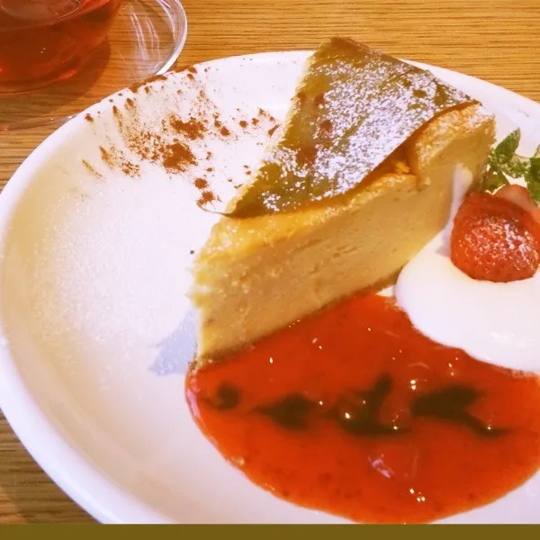 桜のチーズケーキ|カロメさん