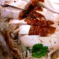 Roasted chicken rice with roasted pork|Rebecca Ravenna Leeさん