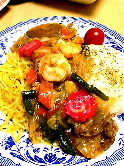 中華焼きそば＆中華丼|tomoさん