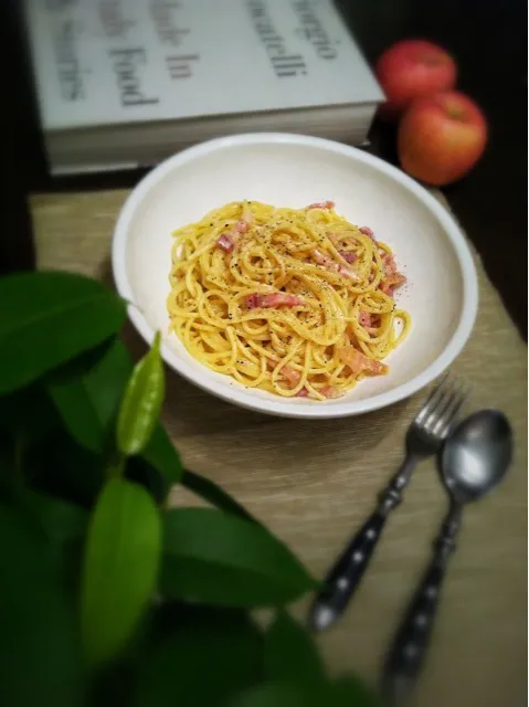 spaghetti carbonara|rick chanさん